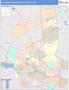 Utica-Rome Metro Area Digital Map Color Cast Style